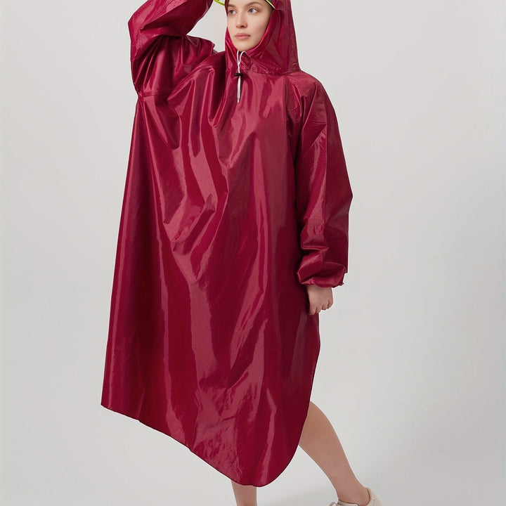 Drune | Wasserdichter Unisex Regenponcho Mit Kapuze