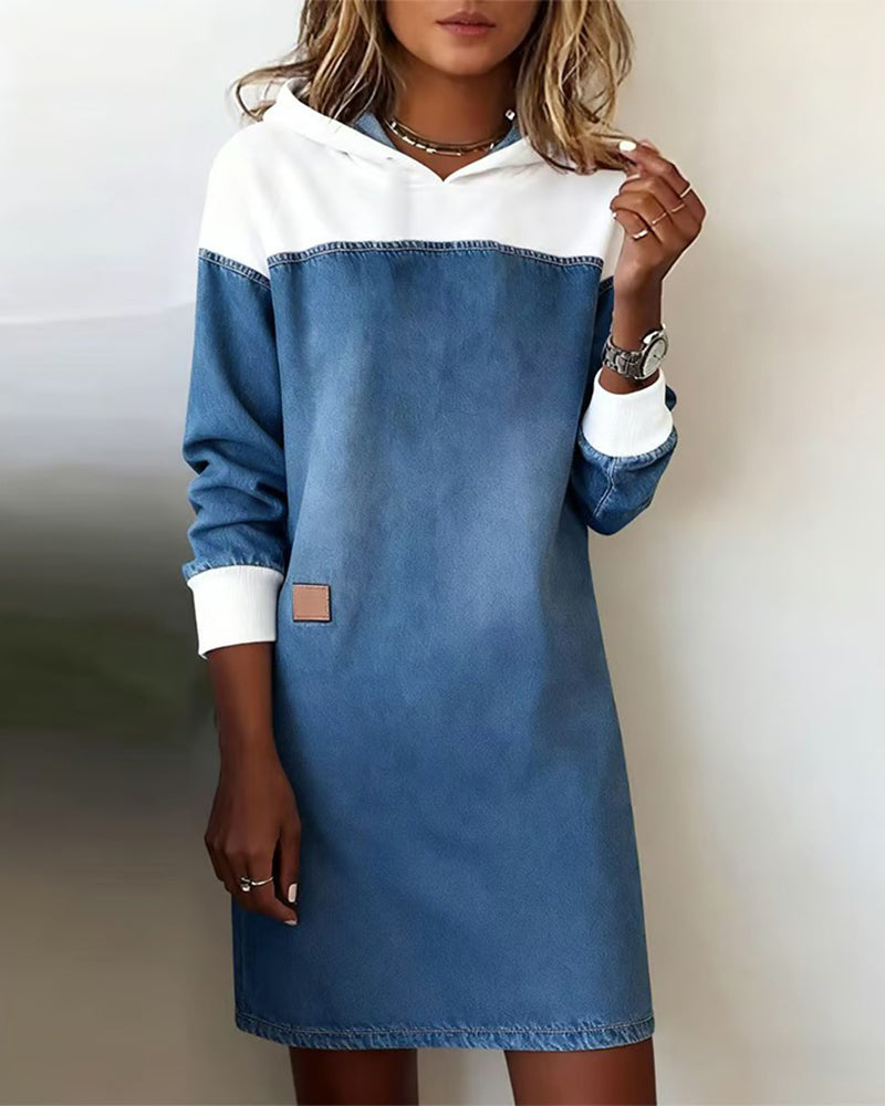 Drune | Kapelle Denim Patchwork Fallende Schulter