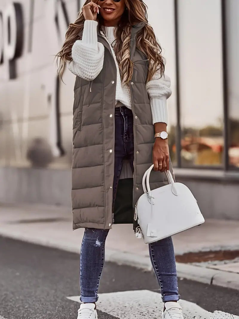 Drune | Langer Bodywarmer Weste Für Damen