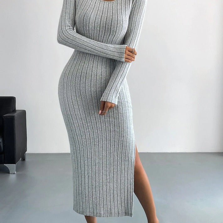 Drune | Gestricktes langes Kleid für Frauen