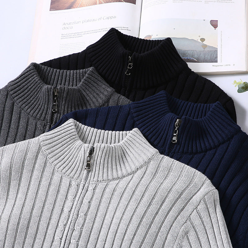 Drune | Herren Reißverschluss-Pullover
