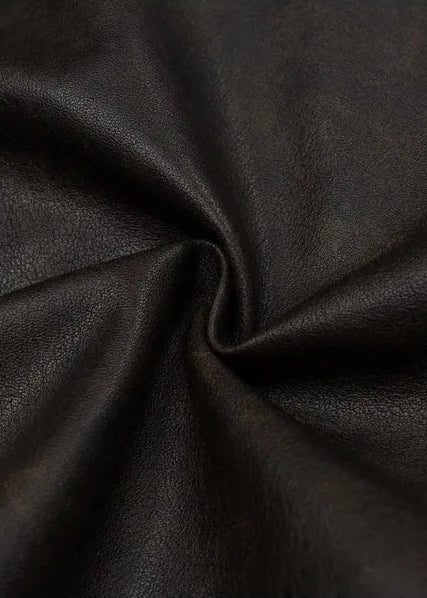 Drune | Lässige PU-Lederjacke mit Stehkragen