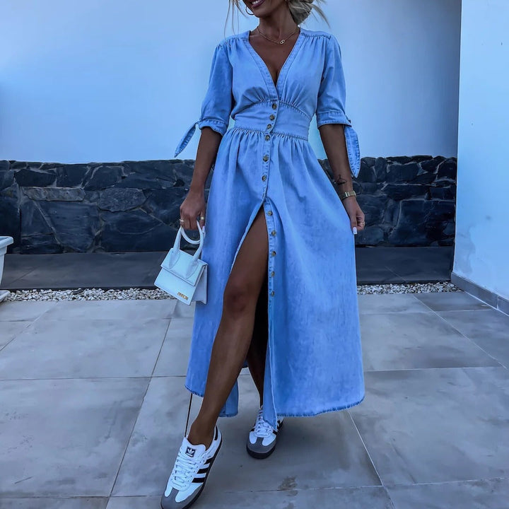 Drune | Modernes Denimkleid