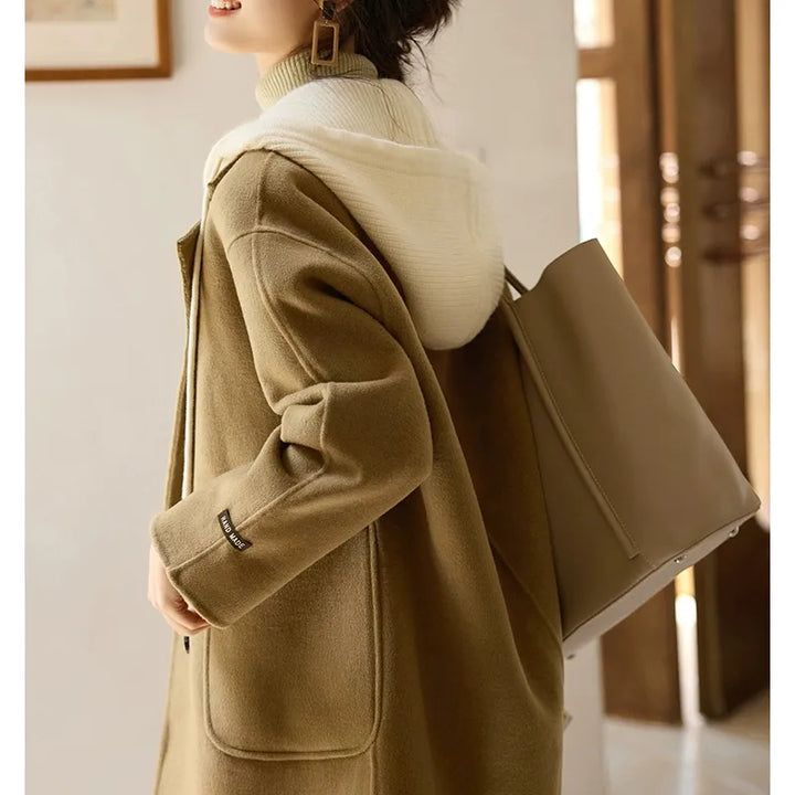 Drune | Jacke mit weichem abnehmbarem gestrickten Hut