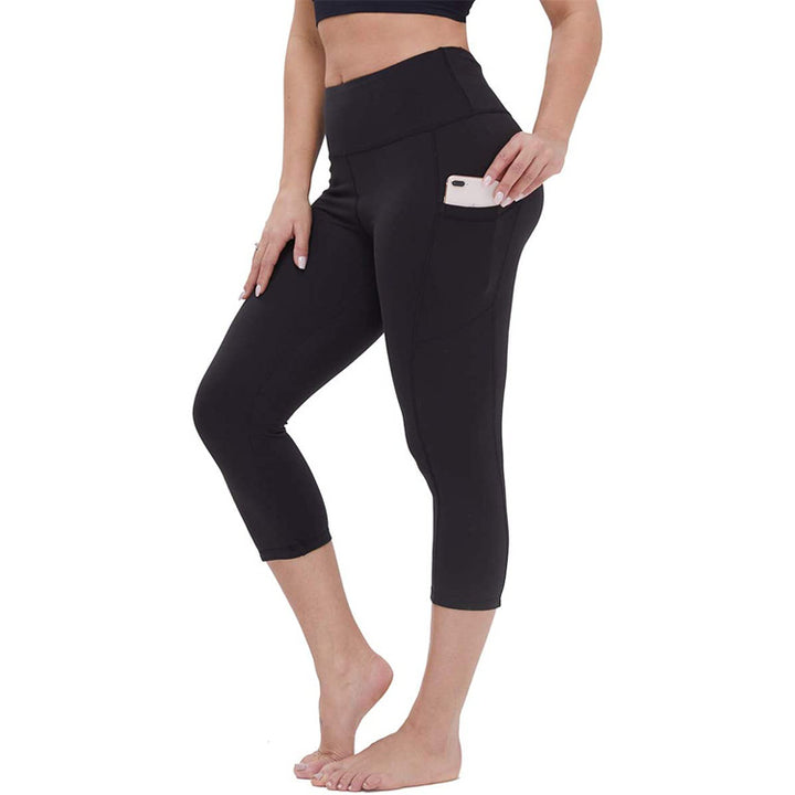 Drune | Knie Länge Taschen Capri Leggings 13''