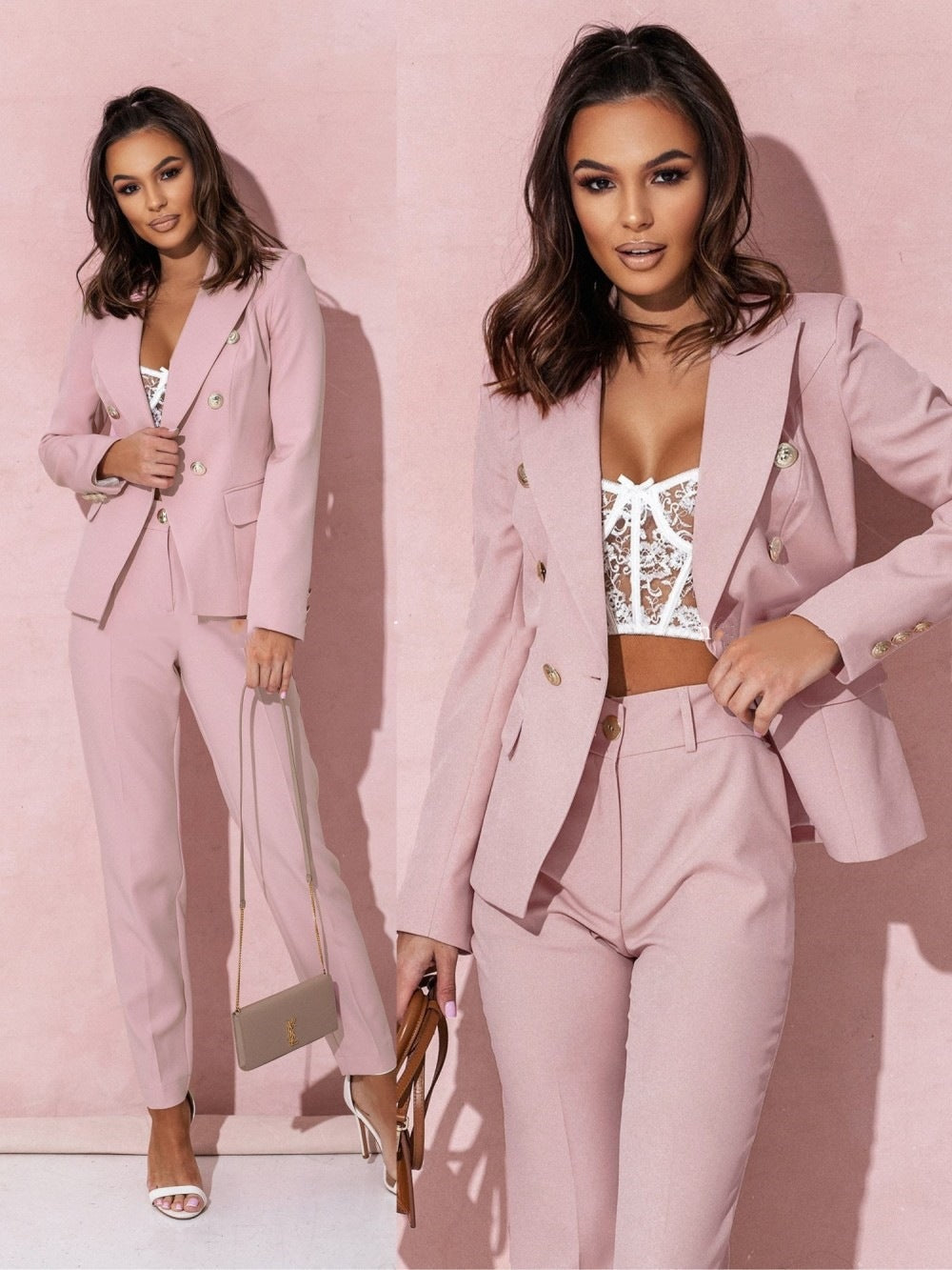 Drune | Elegante Blazer und Hosen Set