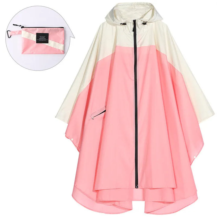 Drune | Tragbare Unisex wasserdichte Poncho mit Kapuze