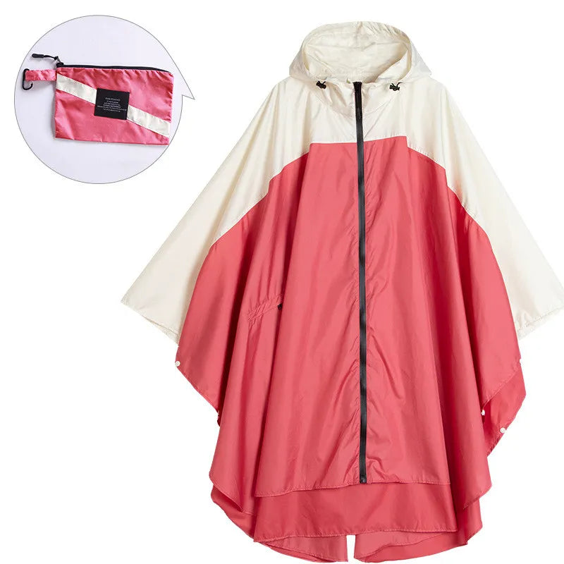 Drune | Tragbare Unisex wasserdichte Poncho mit Kapuze