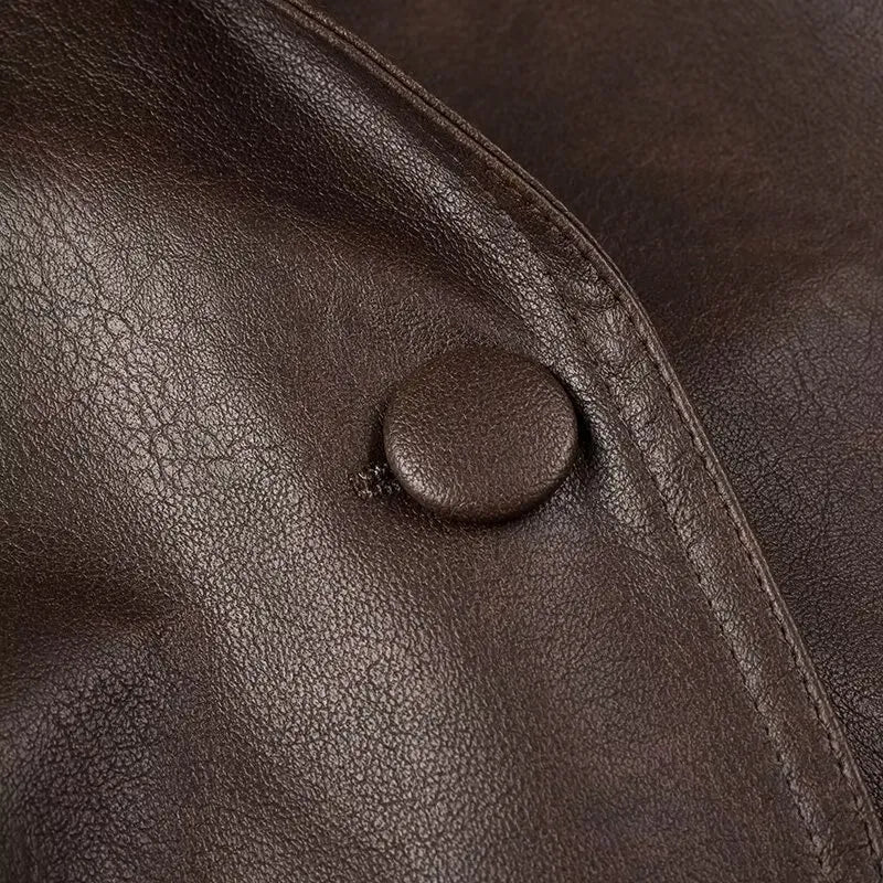 Drune | Damenjacke Vintage V-Ausschnitt