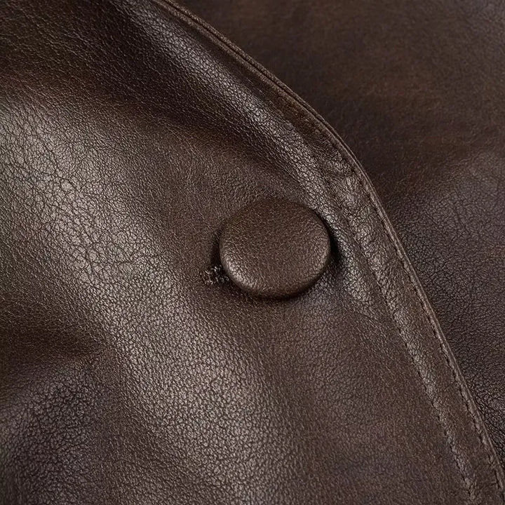 Drune | Damenjacke Vintage V-Ausschnitt