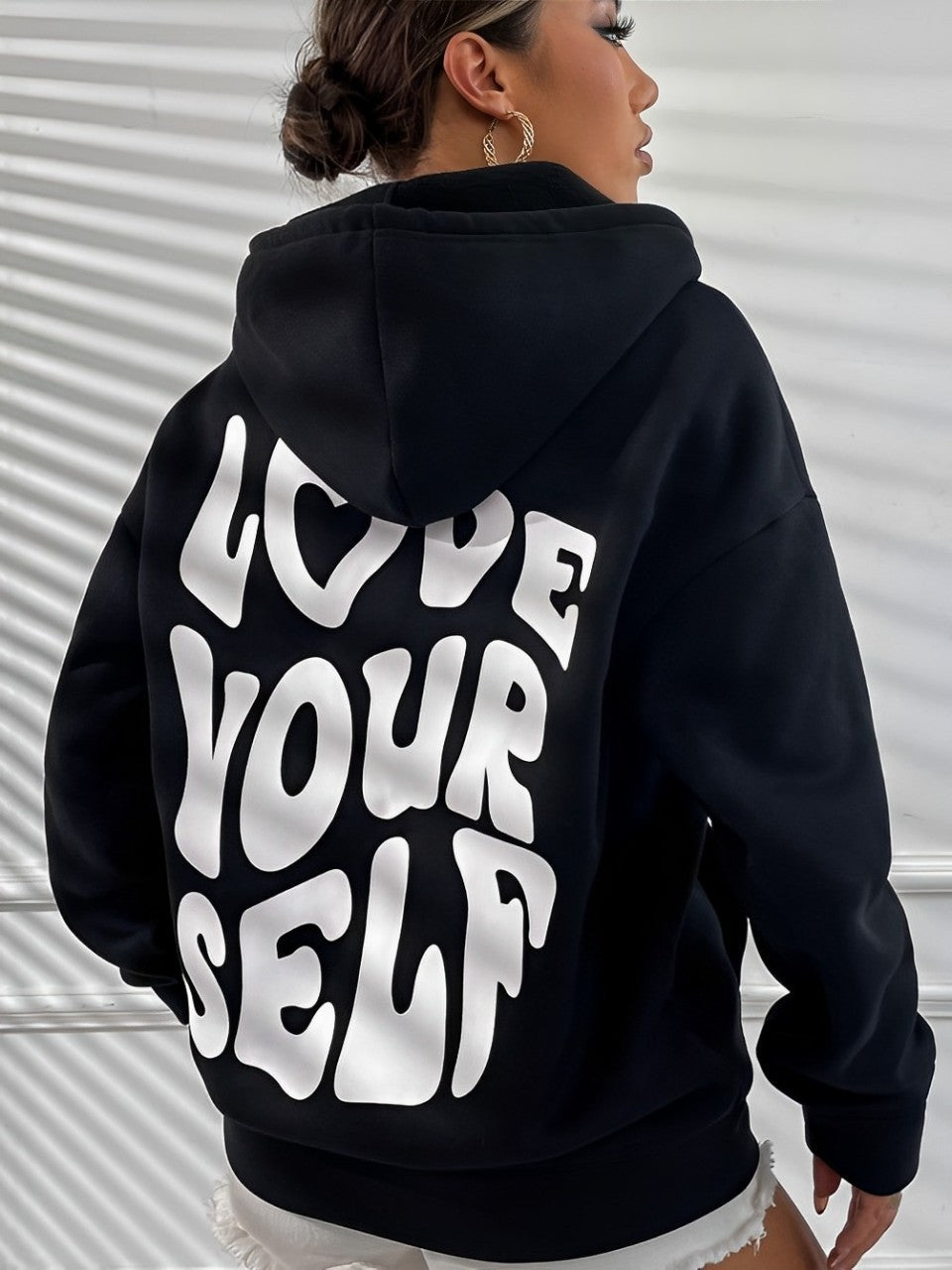 Drune | Gedruckter Baumwoll-Hoodie