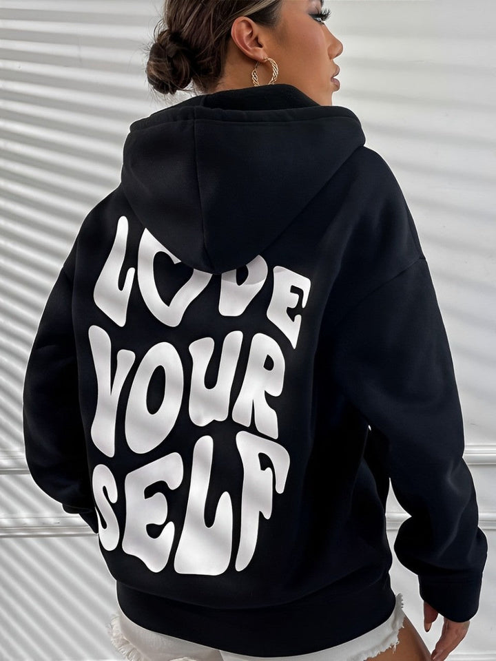 Drune | Gedruckter Baumwoll-Hoodie