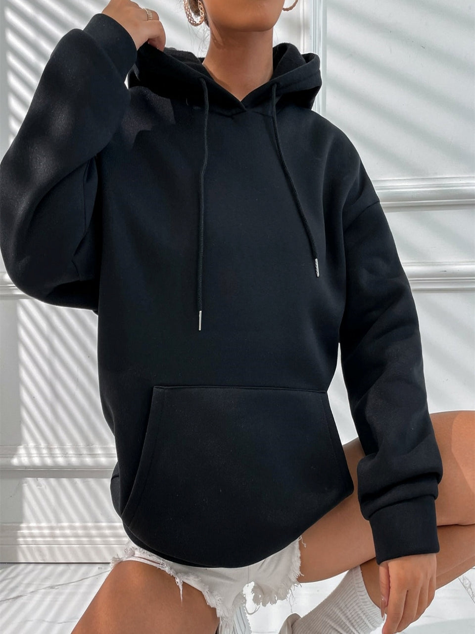 Drune | Gedruckter Baumwoll-Hoodie