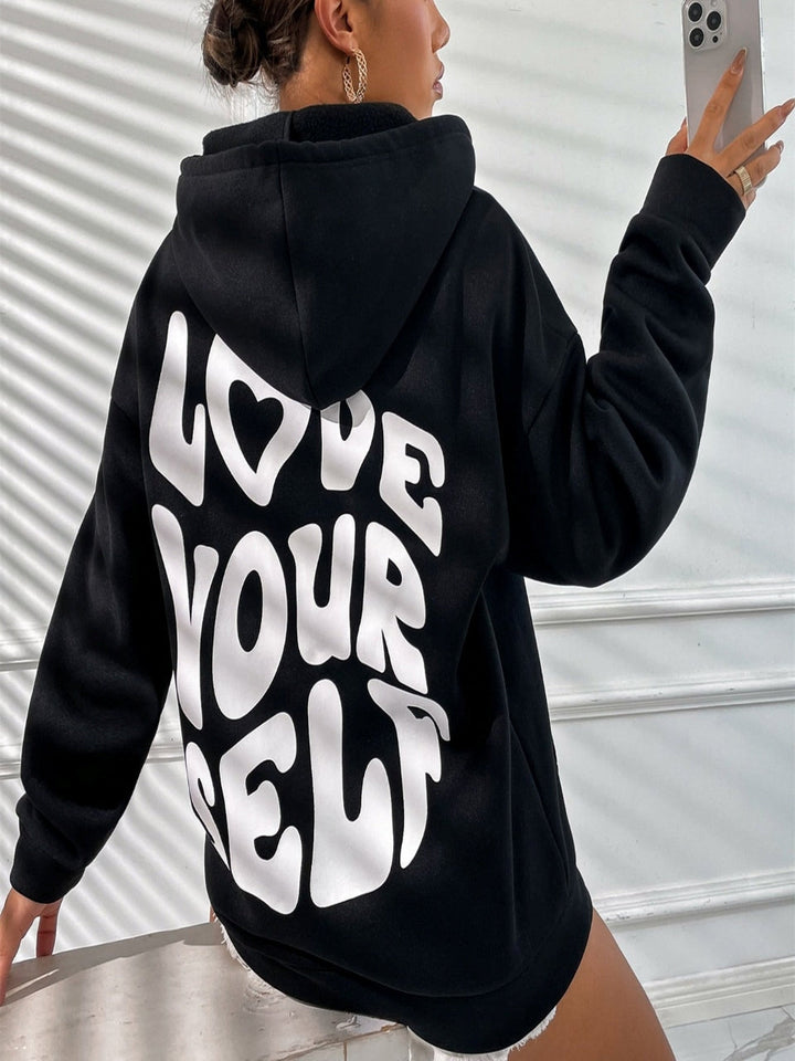 Drune | Gedruckter Baumwoll-Hoodie