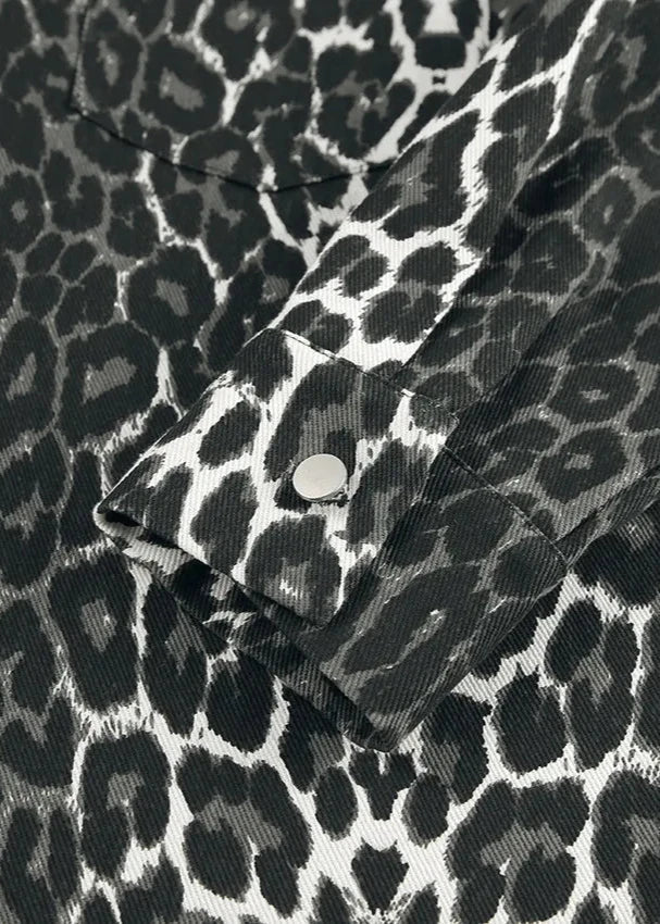 Drune | Print Baumwoll Oversized Jacke