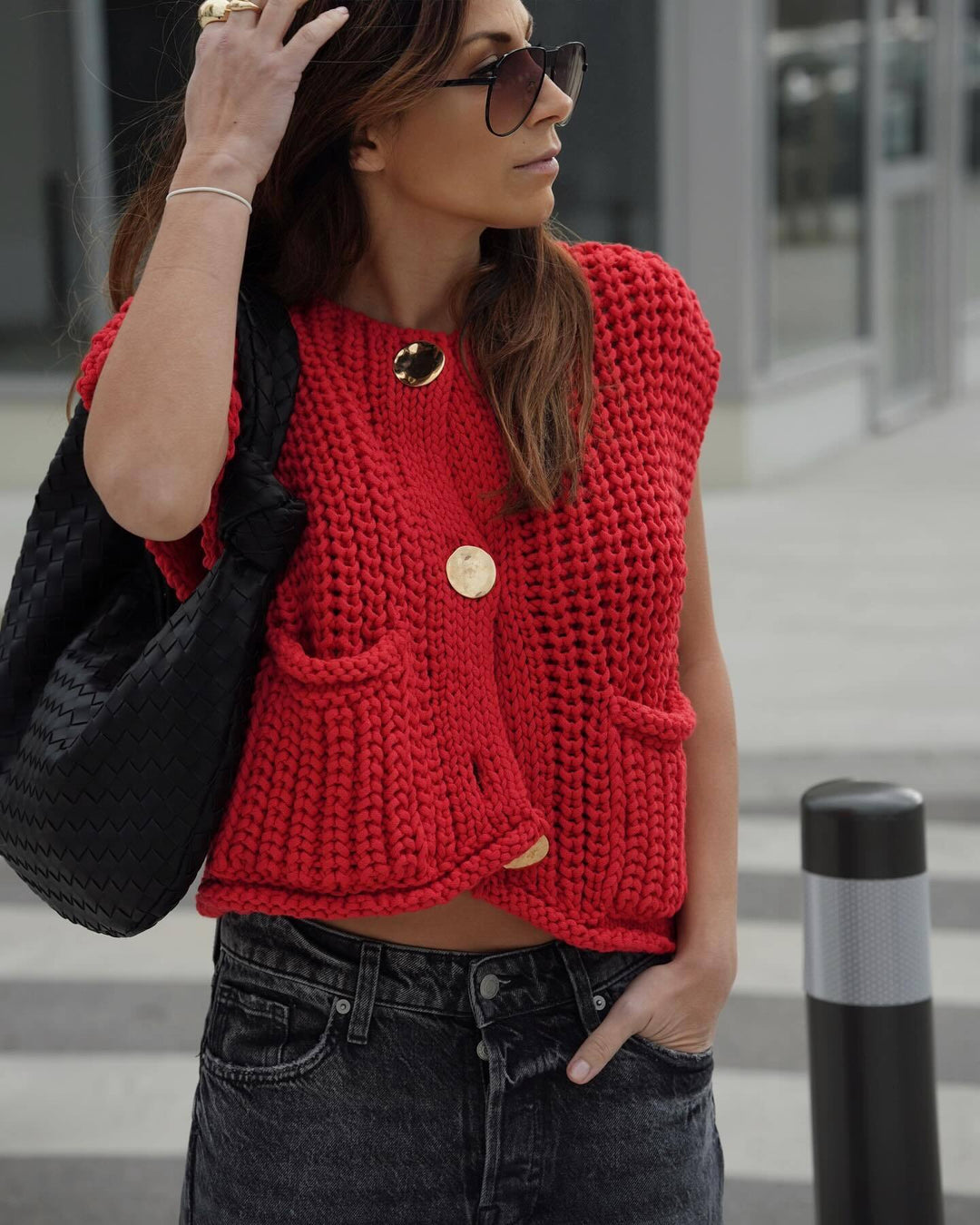 Drune | Strickjacke Im Strickstil