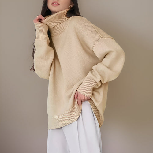 Drune | Warmer Oversized Rollkragenpullover Für Den Winter