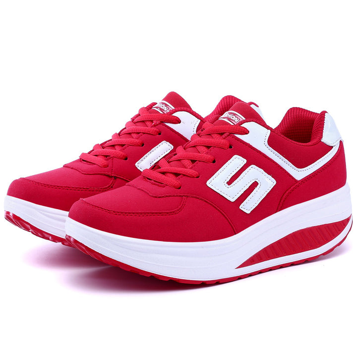 Damen nan Balance-Walking-Sneaker mit ergonomischer Wippsohle und entlastender Mittelsohle Drune