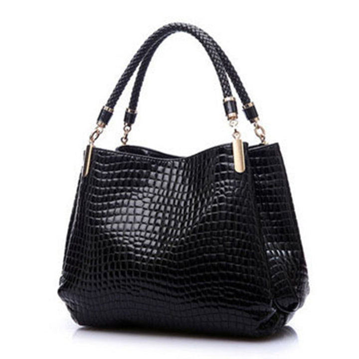 Drune | Schultertasche Mit Krokodil Muster