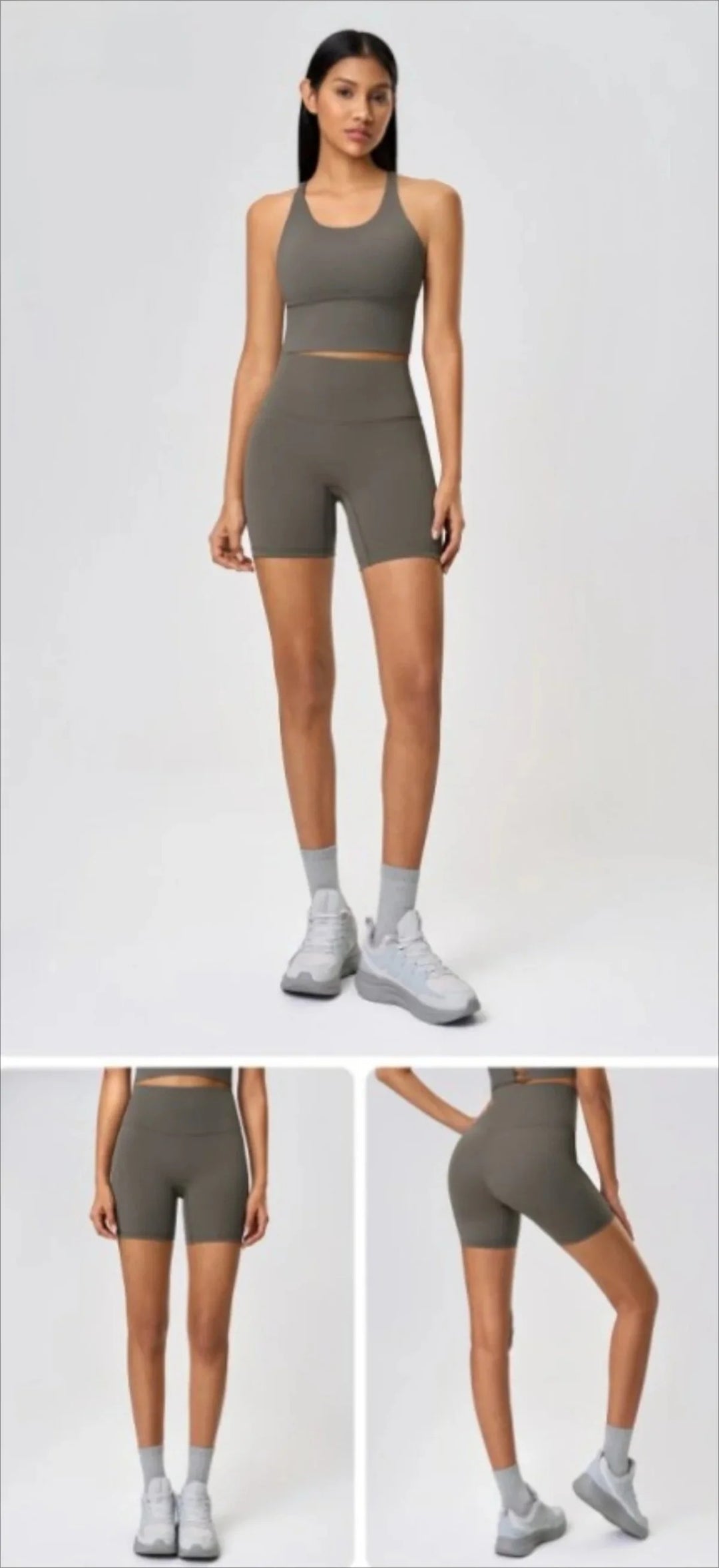 Drune | Eis Seide Yoga-Shorts für Frauen