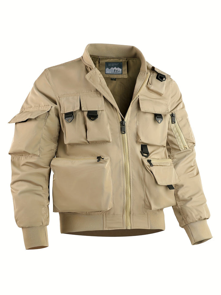 Drune | taktische Windjacke Cargo mit mehreren Taschen für Herren - Perfekt für Outdoor-Aktivitäten