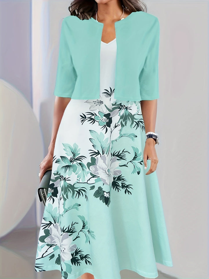 Drune | Zweitiligs Kleid Schick/Elegant Vielseitigs Design