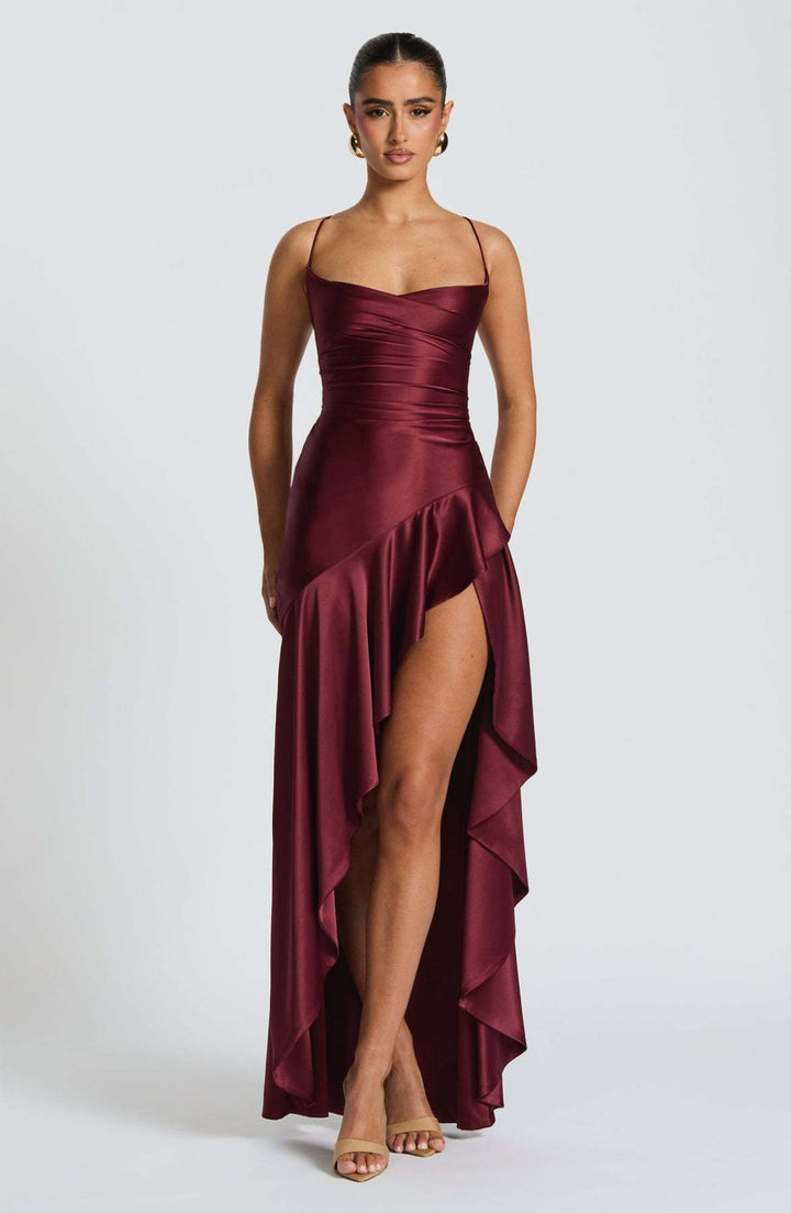 Drune | Unregelmäßiges Kleid mit Hosenträgern