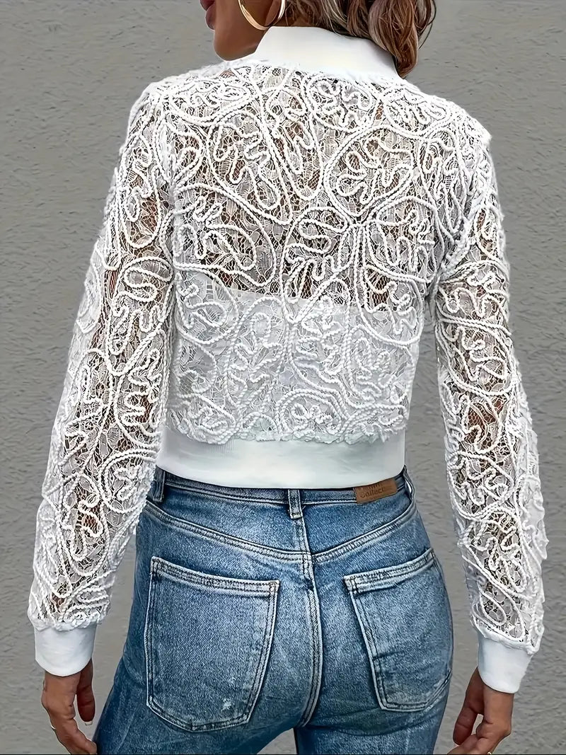 Drune | Crop Spitze Bomber