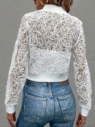 Drune | Crop Spitze Bomber