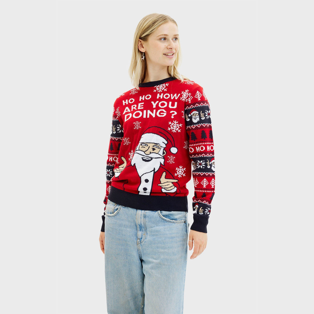 Drune | Ho ho how you doin' Weihnachtspullover - Damen