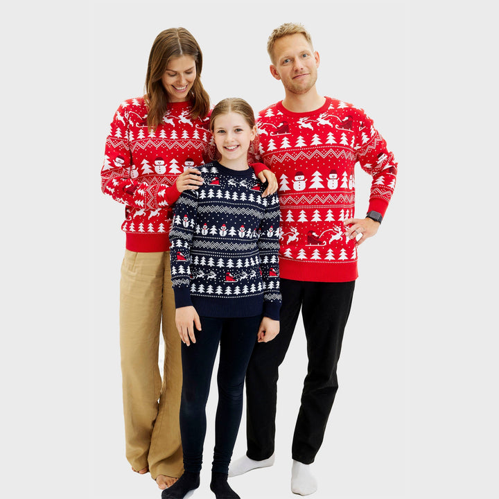 Drune | Der stylische Weihnachts-Pullover rot - Damen