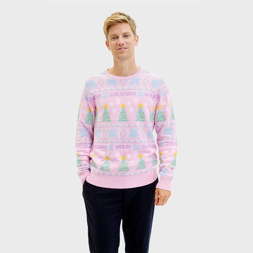 Drune | Der rosa Weihnachtspullover - Herren