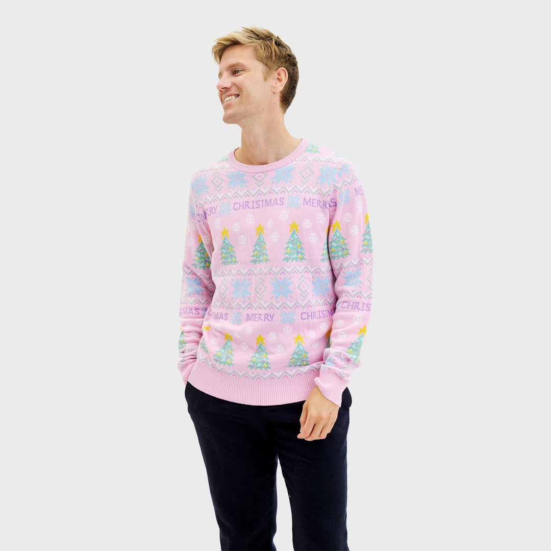 Drune | Der rosa Weihnachtspullover - Herren