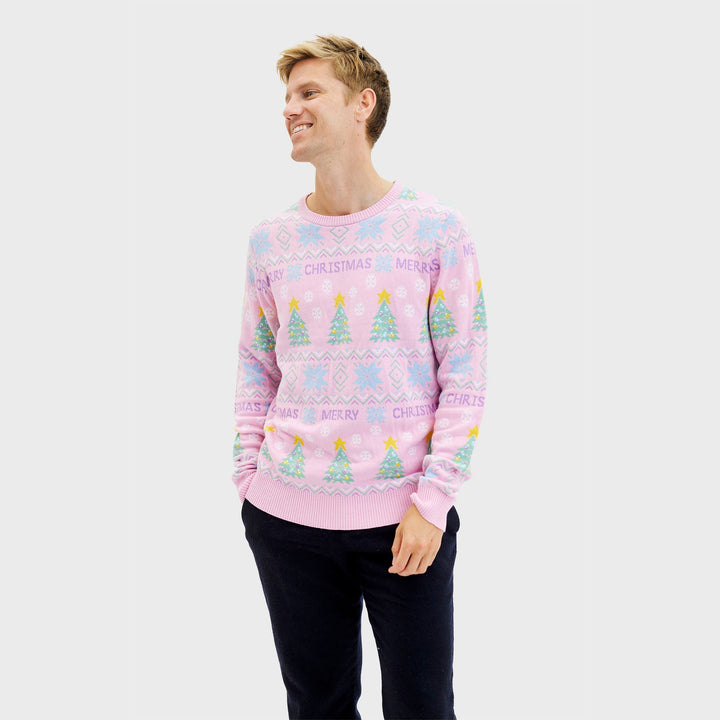 Drune | Der rosa Weihnachtspullover - Herren