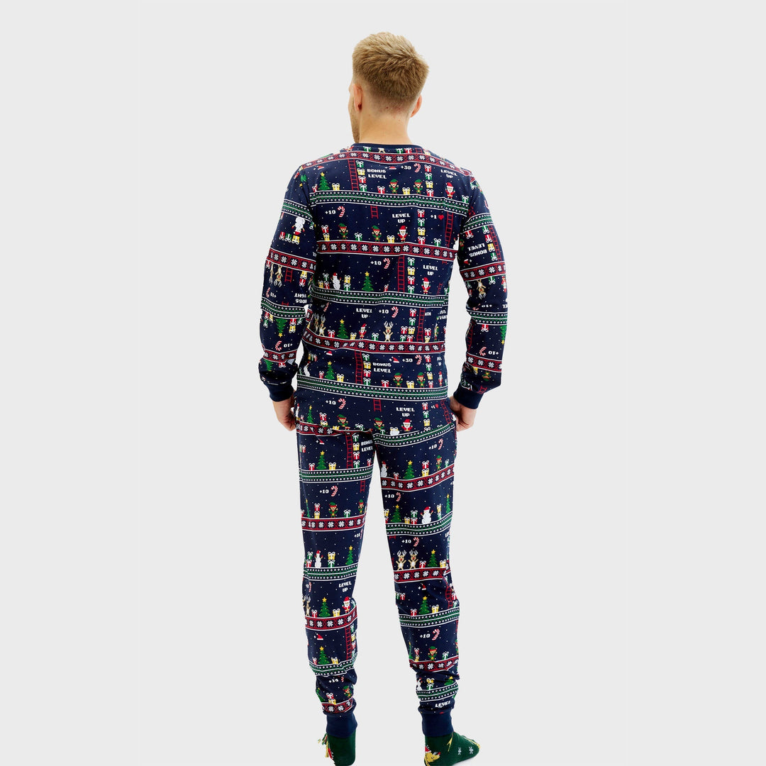 Drune | Vintage Gamer Weihnachts-Pyjama - Herren
