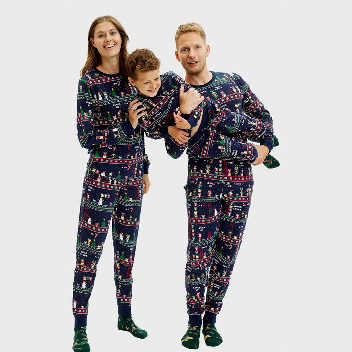 Drune | Vintage Gamer Weihnachts-Pyjama - Herren