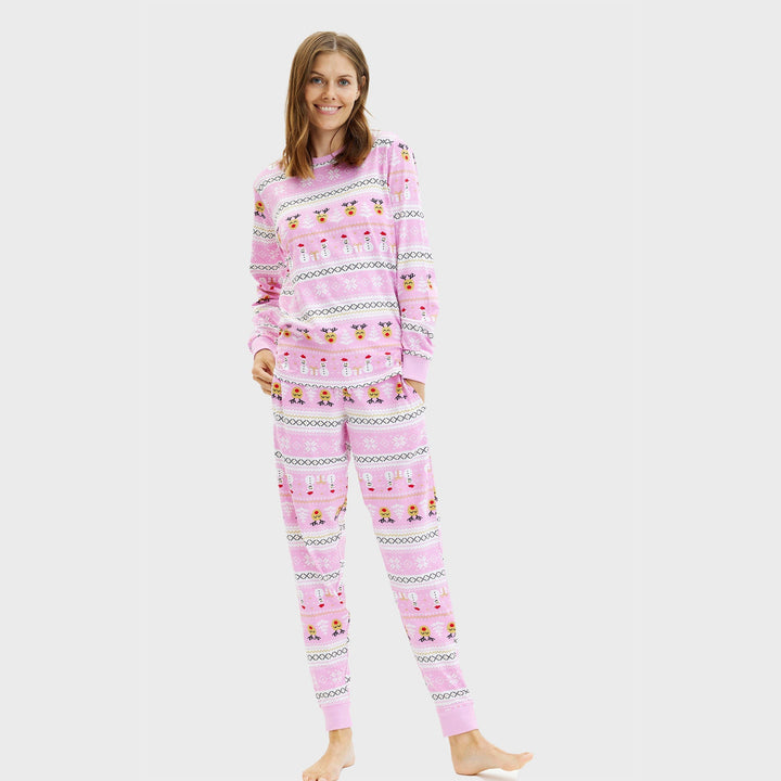 Drune | Ultimativer Weihnachts-Pyjama Rosa - Damen