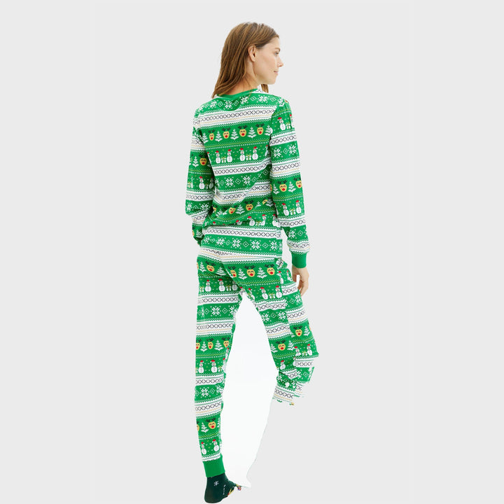 Drune | Ultimative Weihnachts-Pyjama grün - Damen