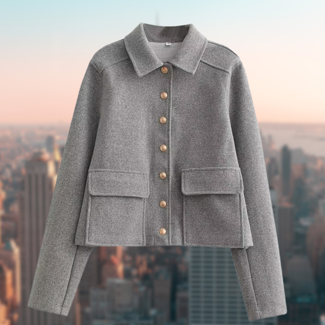 Drune | Damen Wolljacke im lässigen Look für den Herbst