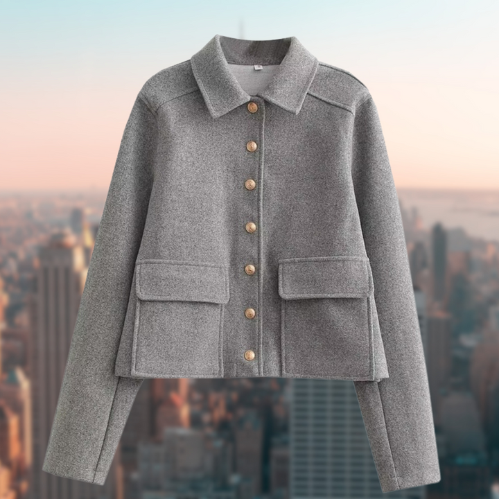Drune | Damen Wolljacke im lässigen Look für den Herbst