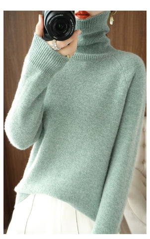 Drune | Sweater mit Rollkragen - Lockerer Schnitt - Lange Ärmel