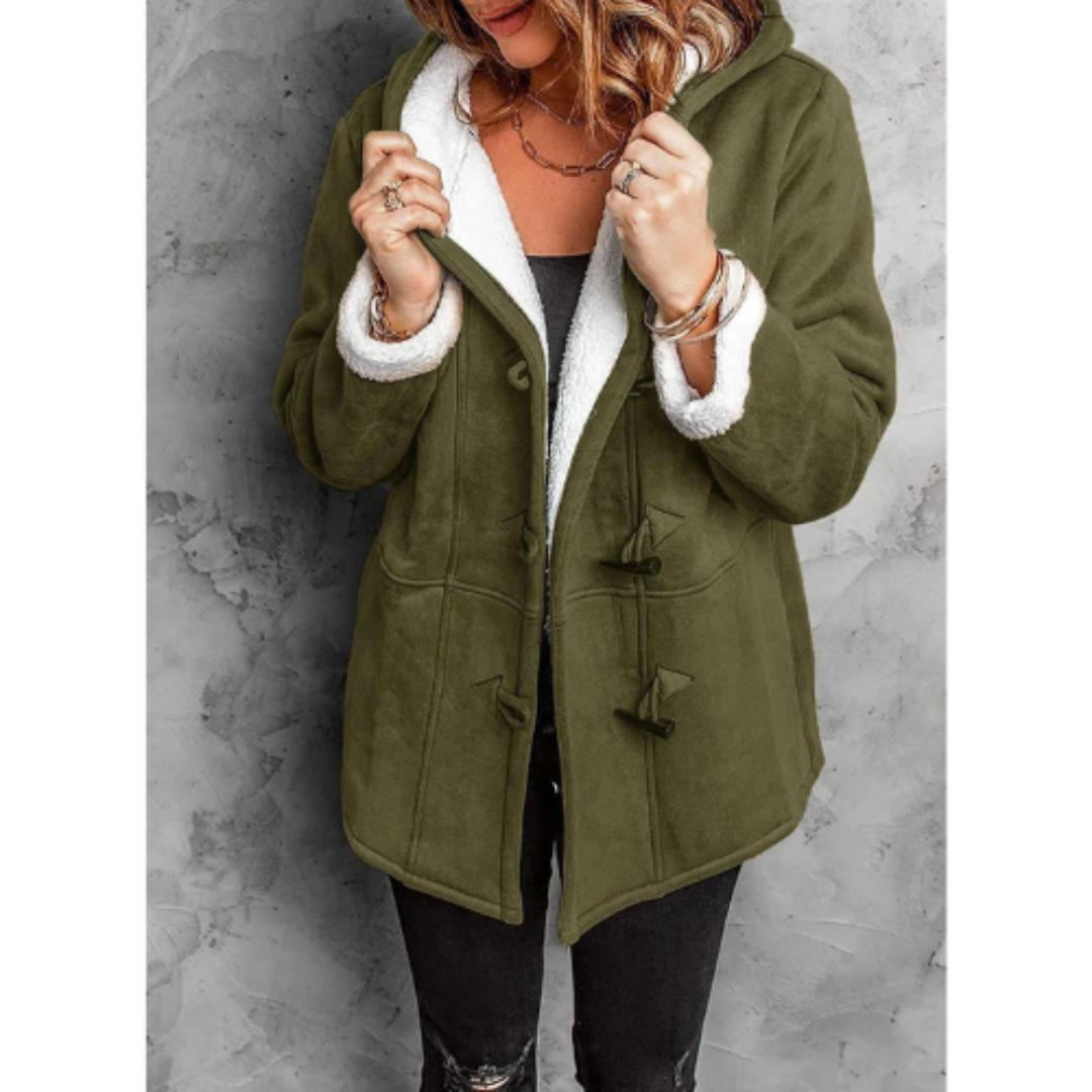 Drune | Front Winterjacke - Weich gefütterter Kapuzenmantel - Warmes mittelschweres Oberbekleidung
