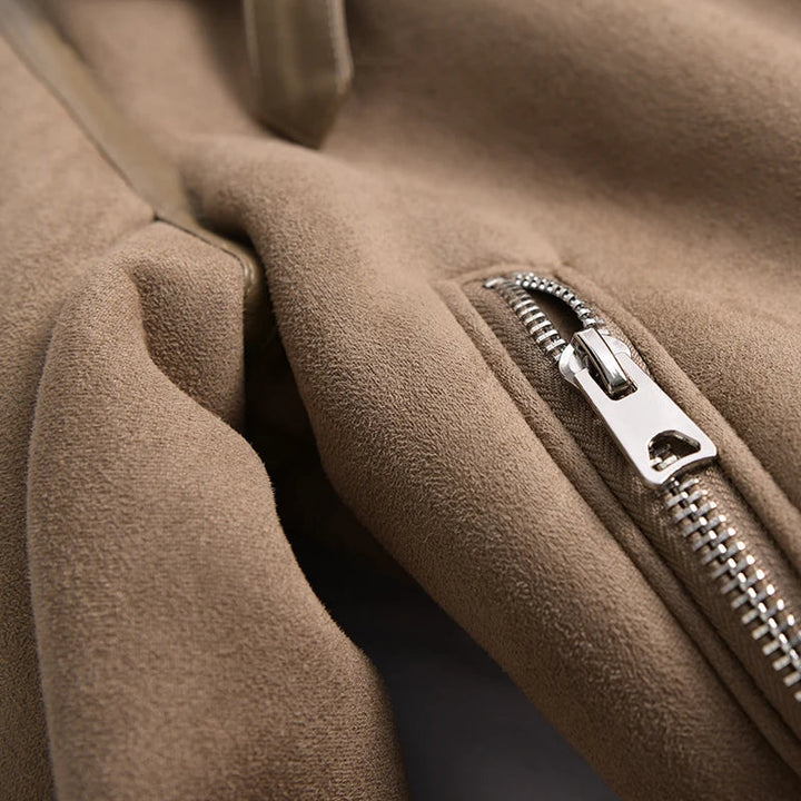 Drune | Wildleder Winterjacke Warm & Stilvoll