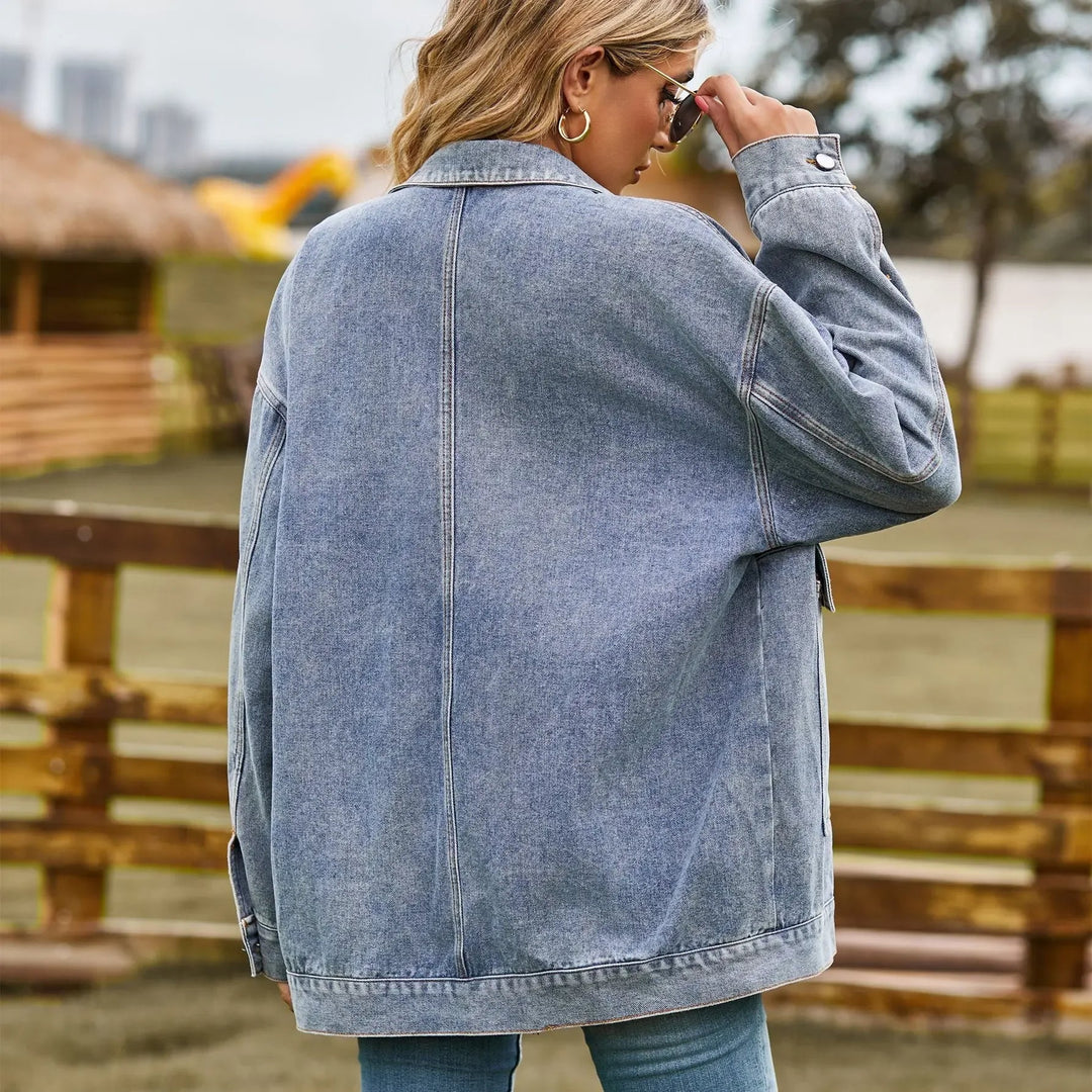 Drune | Klassisches Weinlese Denim Jacke für Damen