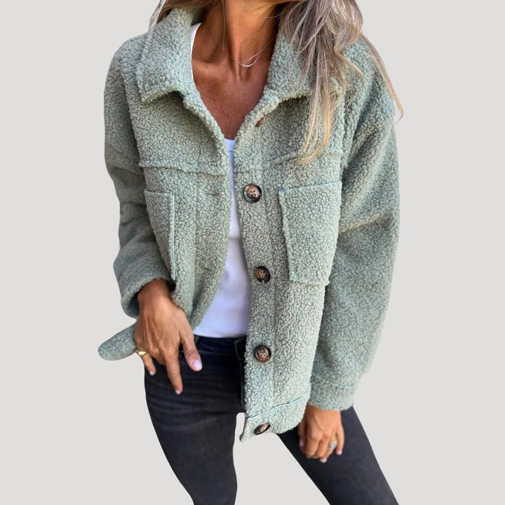 Drune | Teddy-Fleecejacke - Modische Sherpa Jacke für Alltag & Freizeit