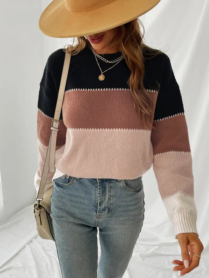 Drune | Gestreifter Strickpullover