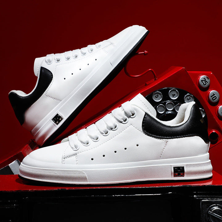 Drune | Sneaker Mit Erhöhung Bequeme Freizeitschuhe Mit 6 Cm Verstecktem Absatz, Aus Kunstleder, Für Alltag & Business