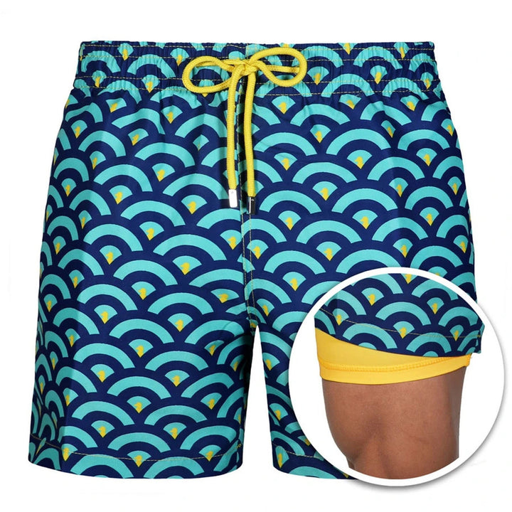 Drune | Doppellagige Strandshorts Für Herren