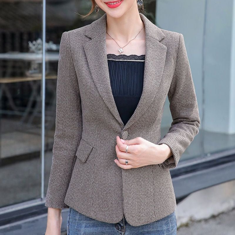 Drune | Blazer - Strukturierte Eleganz - Wollmischung - Büro- und Freizeitkleidung
