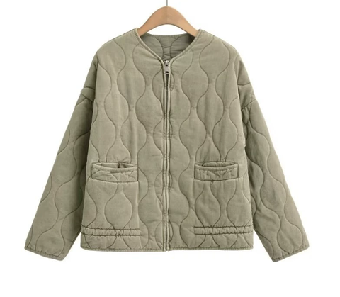 Drune | Steppjacke mit klassischer Steppnaht-Detailierung